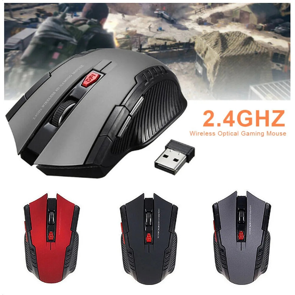 113 Mouse wireless Mouse ottico wireless da 2,4 GHz con ricevitore USB Mouse wireless portatile a 6 pulsanti per laptop
