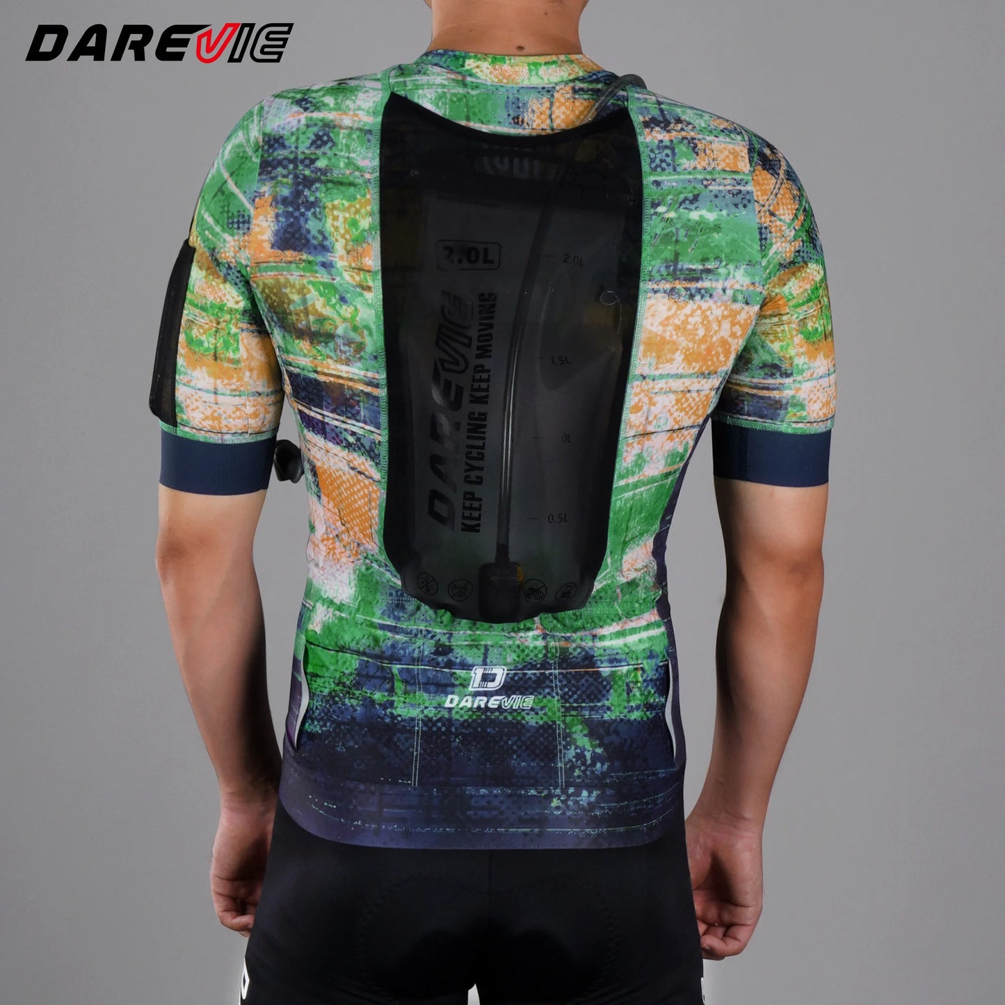 Maglia Ciclismo Uomo Quick Dry Antiscivolo Professionale Traspirante Con Tasche Idratazione
