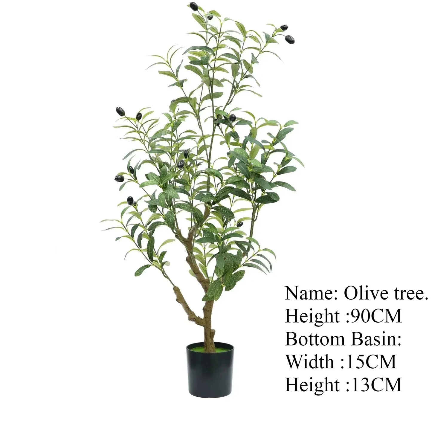 Albero Oliva Artificiale Grande Con Base Regolabile Da 60 Cm A 210 Cm Per Decorazione Ufficio E Casa