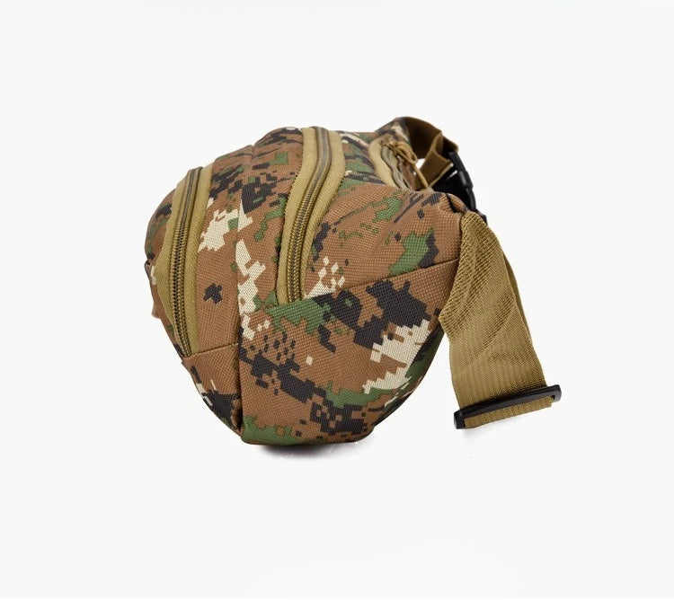 Nuovo Marsupio da Uomo Multistrato con Quattro Cerniere Borsa da Petto per Sport Outdoor e Tempo Libero