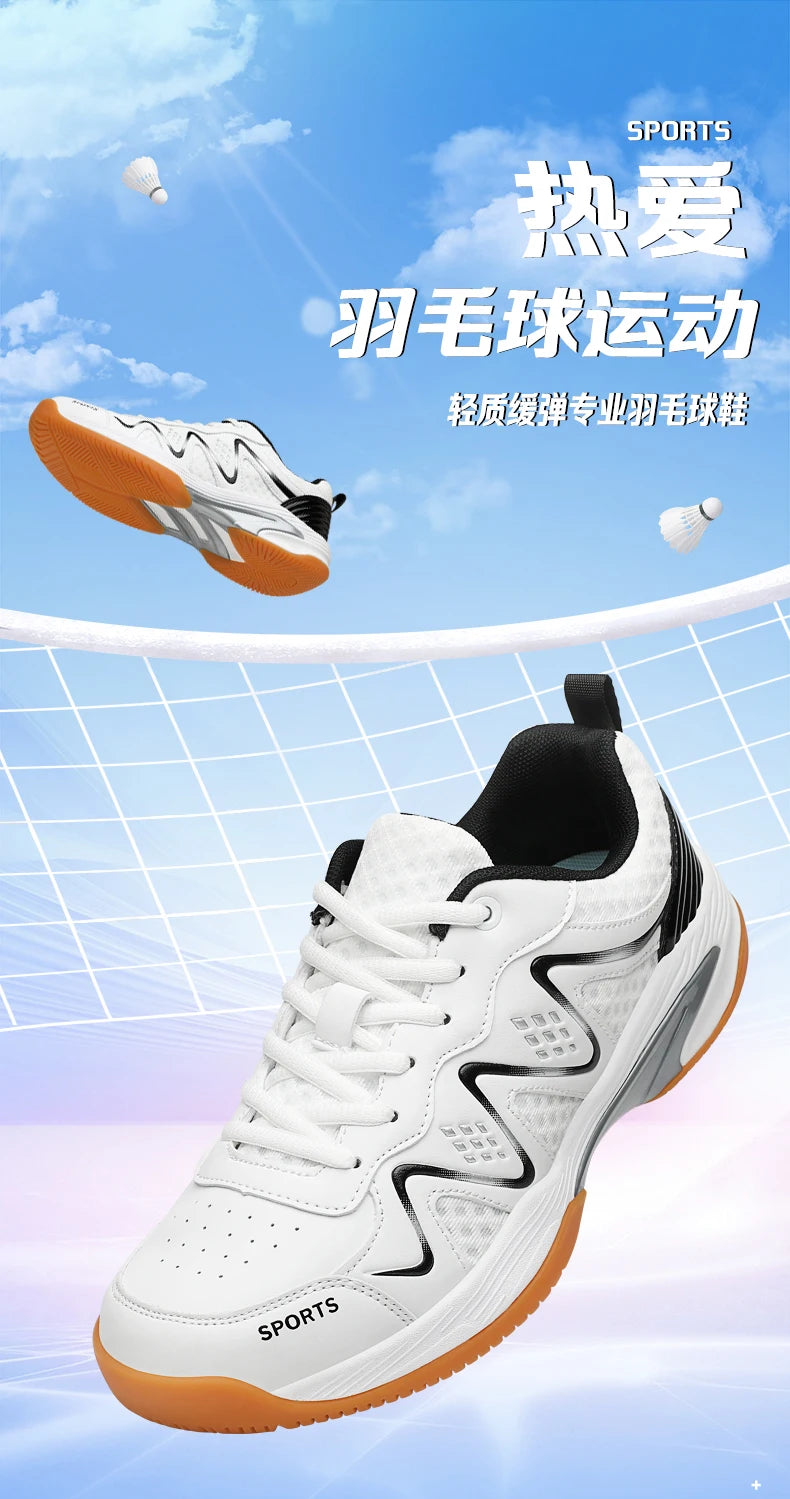Scarpe Da Tennis Unisex Nuove 2023 Leggere E Comode Per Badminton Ping Pong Da Stadio Alta Qualità