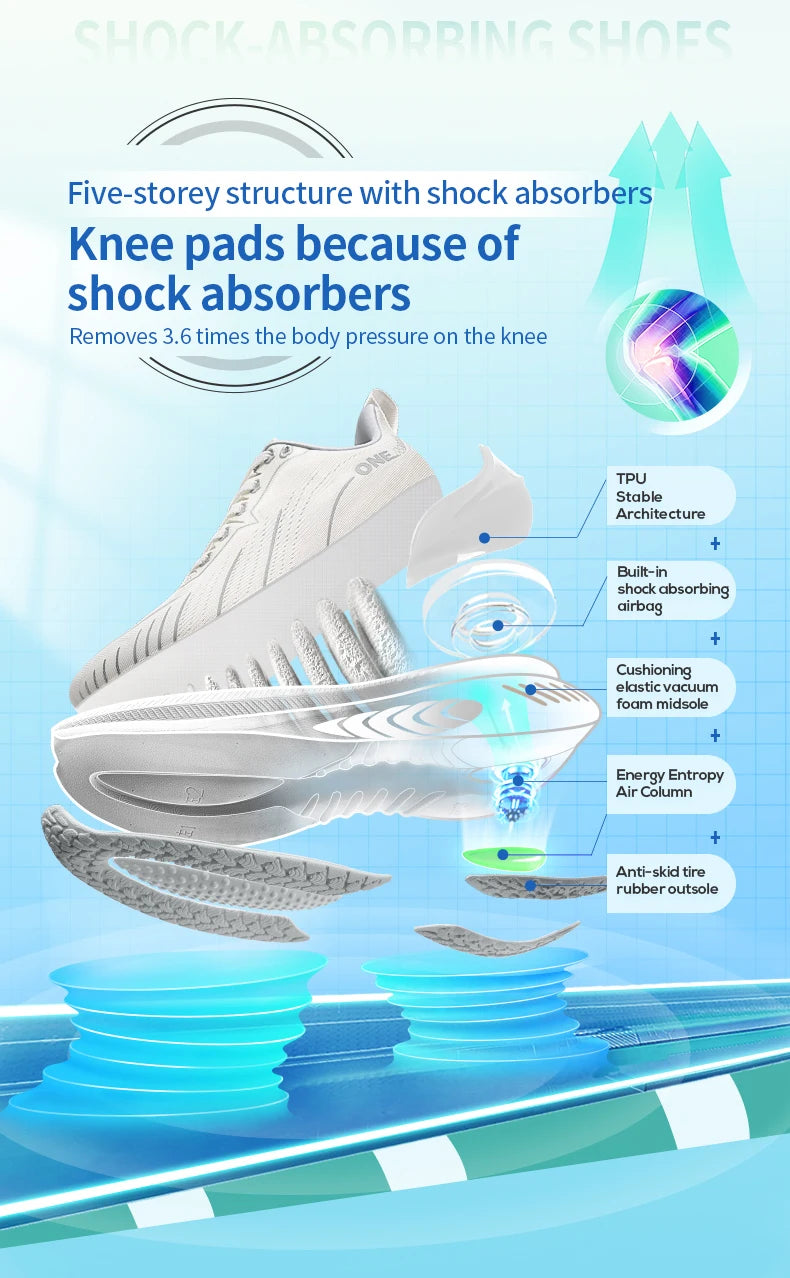 ONEMIX 21608A Scarpe Trail Da Uomo Blu Antiscivolo Scarpe Sportive Invernali Calde Per Allenamento All'Aperto