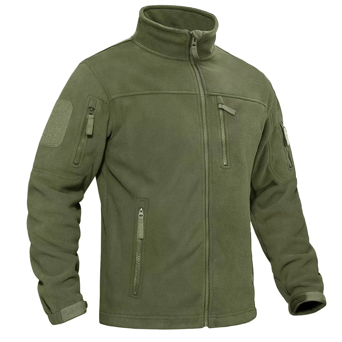 Tacvasen Giacca In Pile Da Uomo Caldo Antivento Con Cerniera Completa Tasche Zip Per Trekking E Lavoro All Esterno