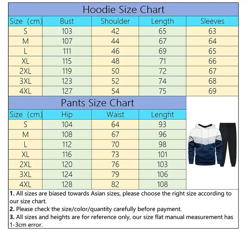 Completo Tuta Da Uomo Felpa Con Cappuccio Tricolore Autunno Inverno Moda Casual Comfort Alta Qualità Pantaloni Abbinati