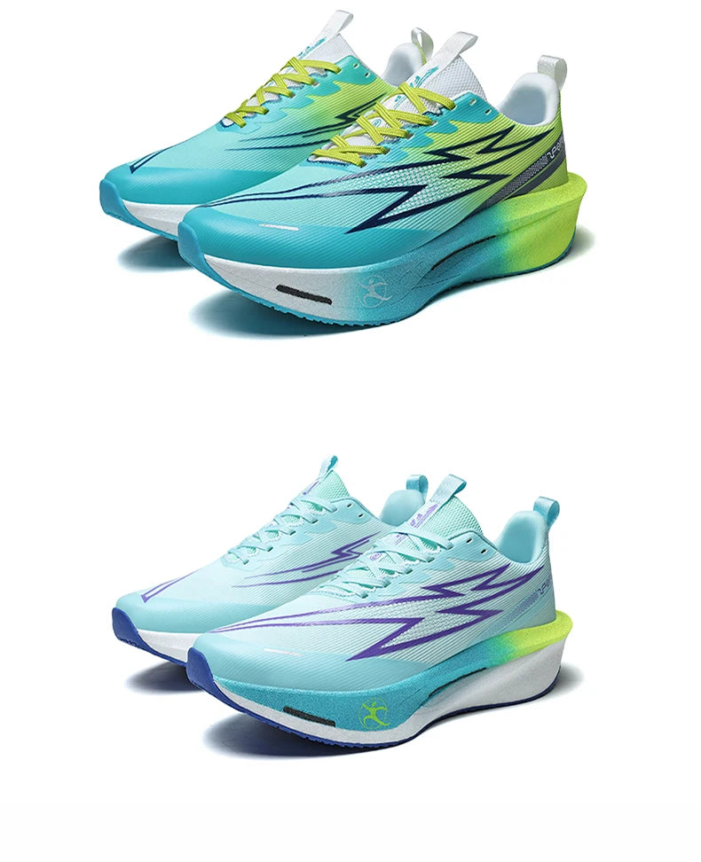 Scarpe sportive da uomo Scarpe da corsa con piastra in carbonio Scarpe da ginnastica da maratona maschili Scarpe da allenamento per atletica ammortizzanti da corsa per donna