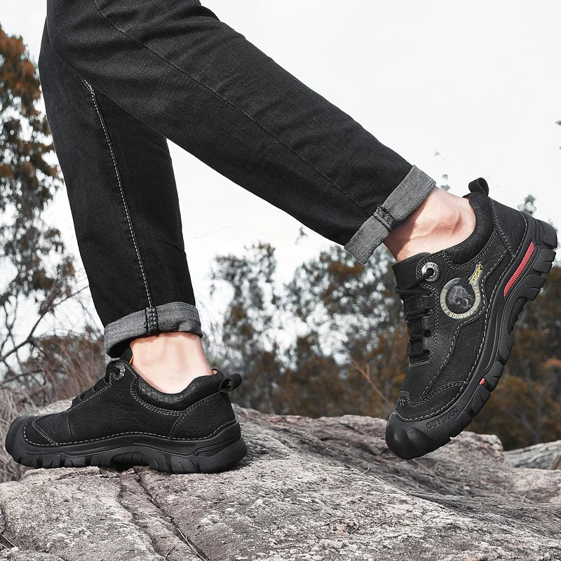 Scarpe Da Trekking Da Campeggio In Vera Pelle Uomo Scarpe Da Ginnastica Sportive Da Uomo Per Tempo Libero