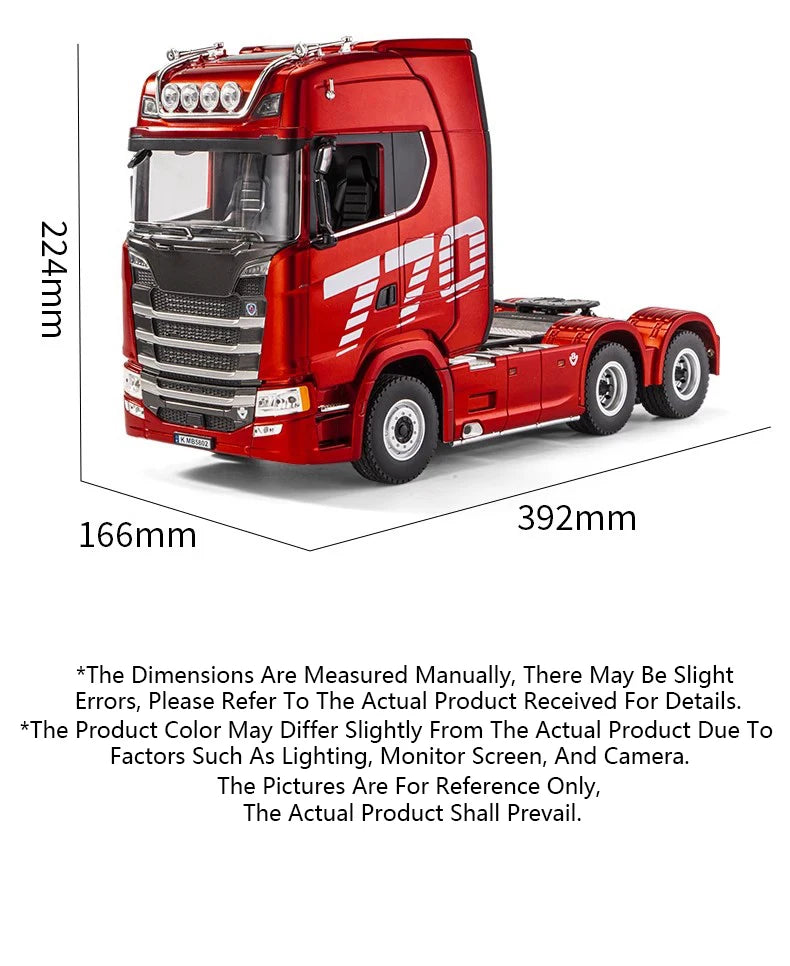 Huina 1501 770S RC Camion 1/18 2.4G Telecomando Con Luce E Suono Ingegneria Rimorchio Giocattolo