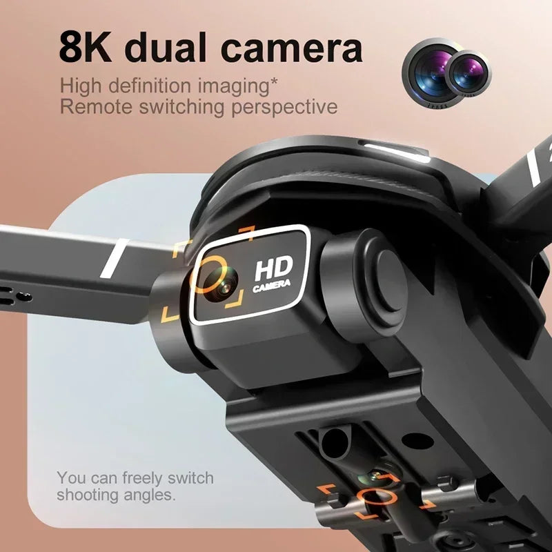 Nuovo Mini Drone V88 5G 8K 4K HD Fotografia Aerea Pieghevole Telecomandato Quadricottero Giocattolo Regalo 2026