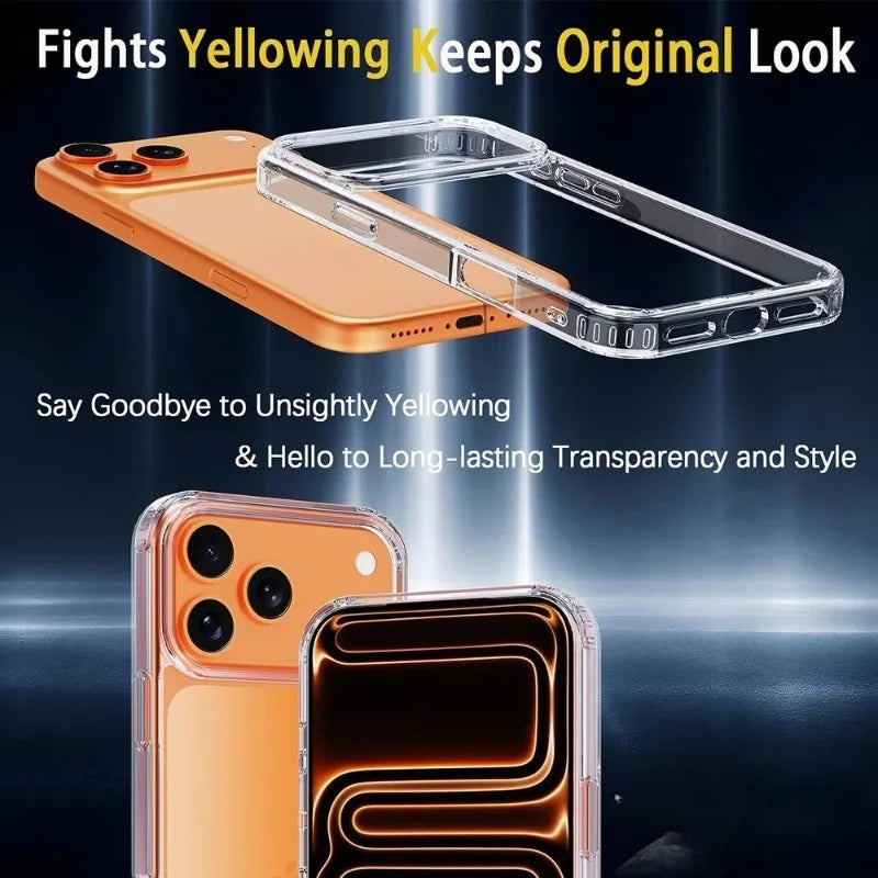 Custodia Protettiva Antiurto Antigraffio Angoli Rinforzati Per IPhone 17 Pro Max E Air 17 16 15 14 13 12 11 Pro Max