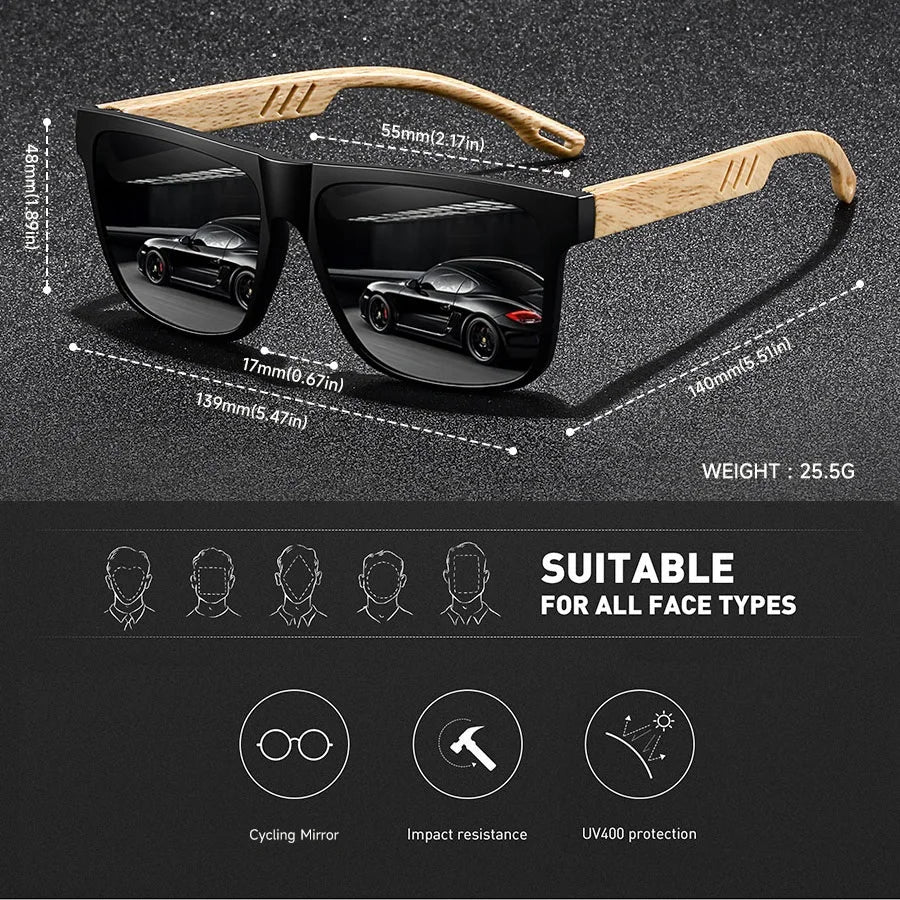 Occhiali Da Sole Quadrati Classici Alla Moda Unisex Leggeri E Protettivi Ideali Per Guida Pesca Corsa Tempo Libero