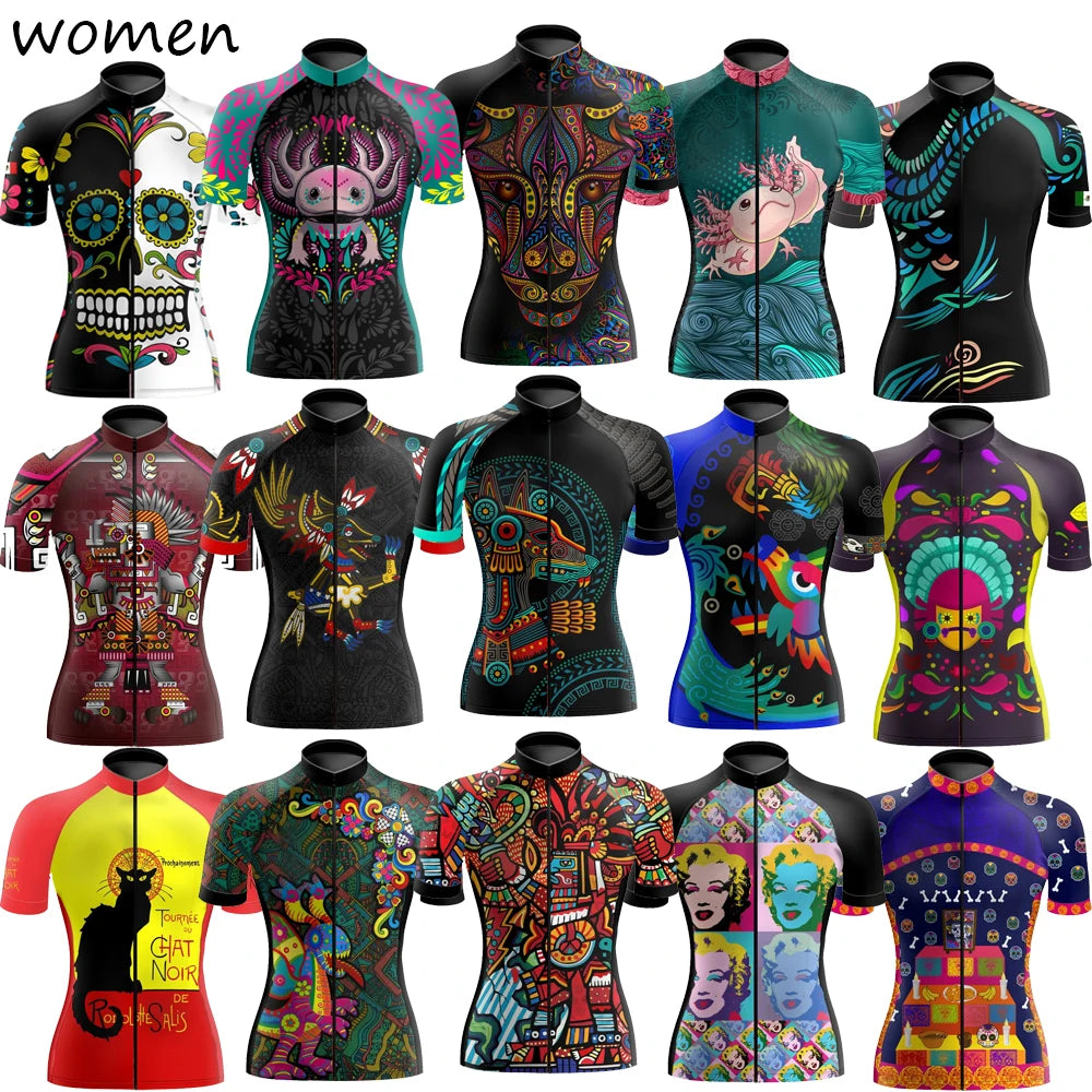 Maglia Da Ciclismo Donna Estate Premium Traspirante Team Racing Abbigliamento Da Ciclismo Maglia Da Bici Corta
