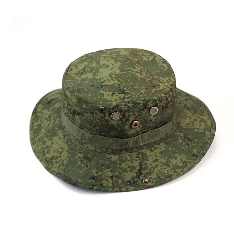 Cappello Boonie Da Pescatore Camouflage All Aperto Protezione Solare Per Esterni Caccia Escursionismo Arrampicata AF056