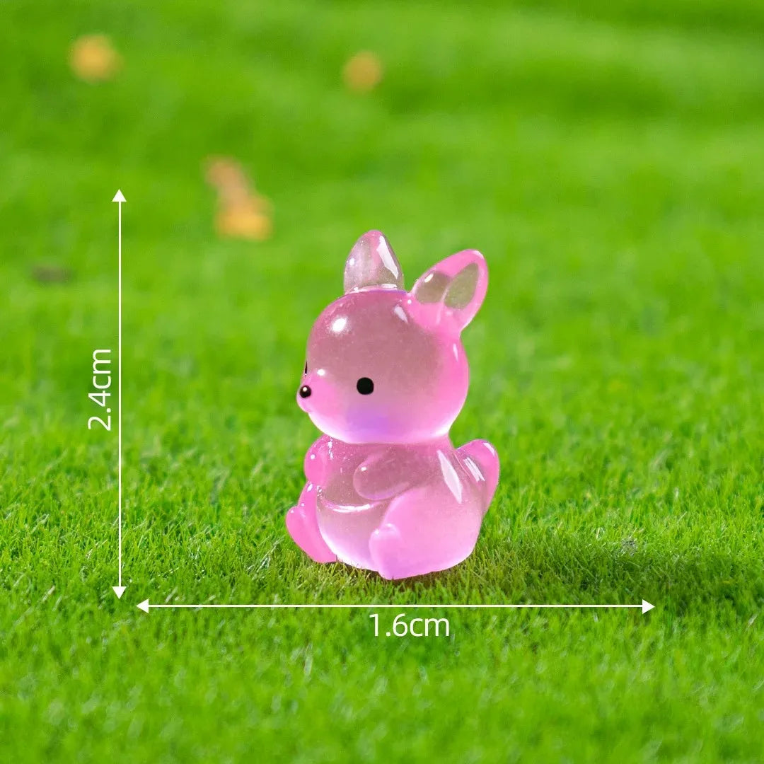 10 Pezzi Ornamenti Luminosi a Forma di Wallaby per Micro Paesaggi Fai da Te Giardinaggio e Paesaggistica