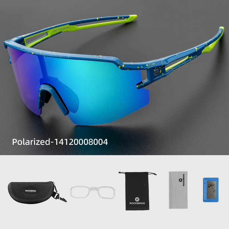 Rockbros Occhiali Da Ciclismo Fotocromatici Con Montatura Integrata Per Miopia Polarizzata Occhiali Da Sole Uomo Donna