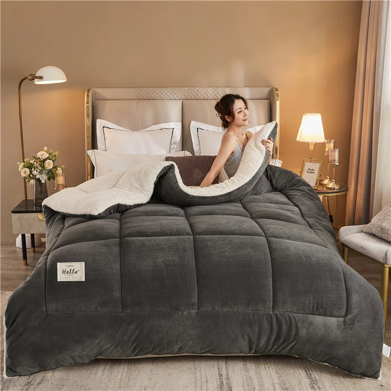 Coperta Ponderata In Pile Invernale Calda E Morbida Antipilling Rettangolare Grado A Per Letto Con Calore
