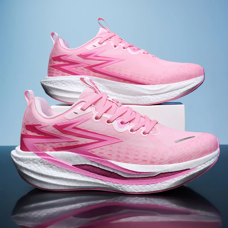 Scarpe Da Corsa Marathon Uomo Con Piastra In Carbonio Leggere E Traspiranti Sneakers Atletiche Per Donna Comode