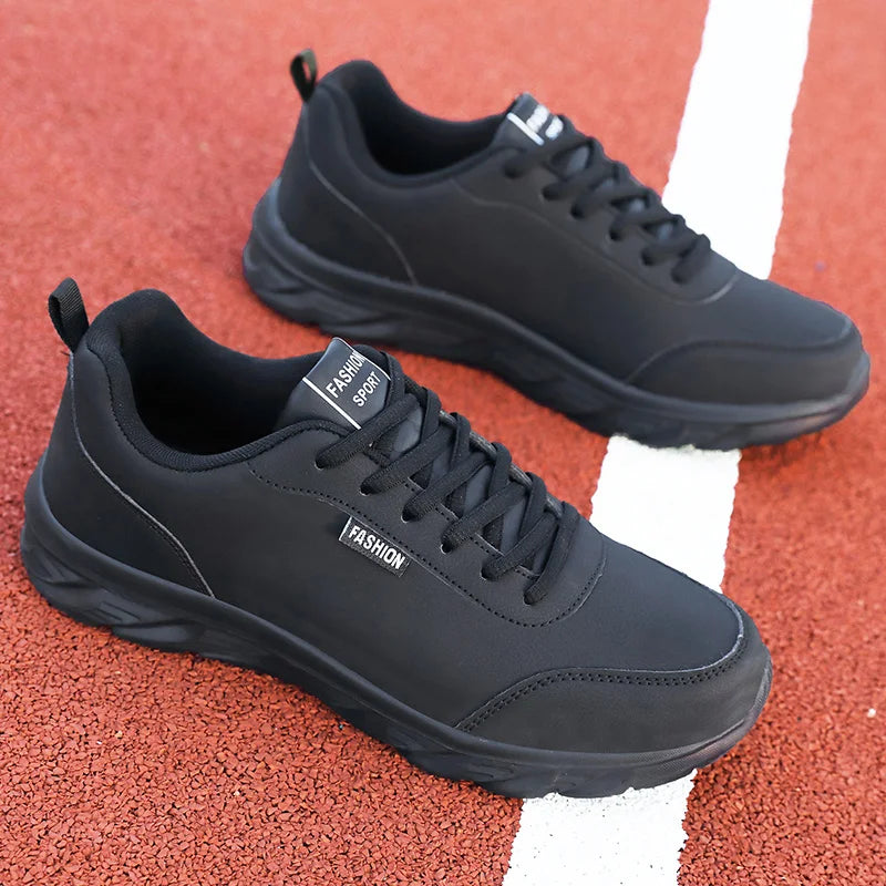 Scarpe Da Uomo In Pelle Traspiranti Da Corsa Scarpe Casual Vulcanizzate Sneakers Per Tempo Libero