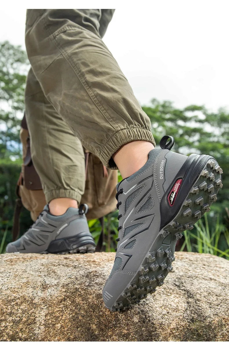 Scarpe Da Trekking Da Uomo Impermeabili Per Esterno Scarpe Sportive Comode In Pelle Tattiche Da Escursionismo Grandi Misure
