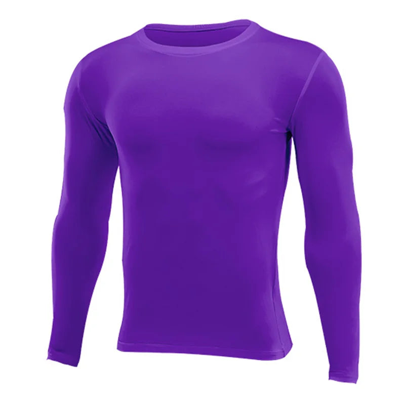 Maglia Termica Compressione Unisex Per Corsa Fitness Sportiva Maniche Lunghe Da Allenamento T Shirt Per Basket Calcio