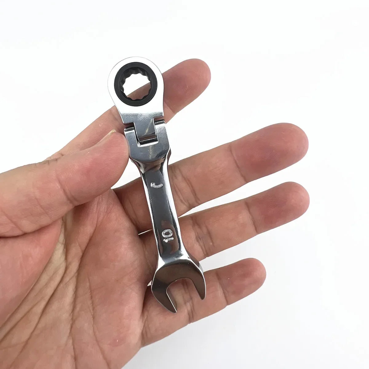 Mini Chiave A Cricchetto Con Manico Corto E Testa Mobile Attrezzo Per Risparmiare Manodopera XMSJ Acciaio Carbonio