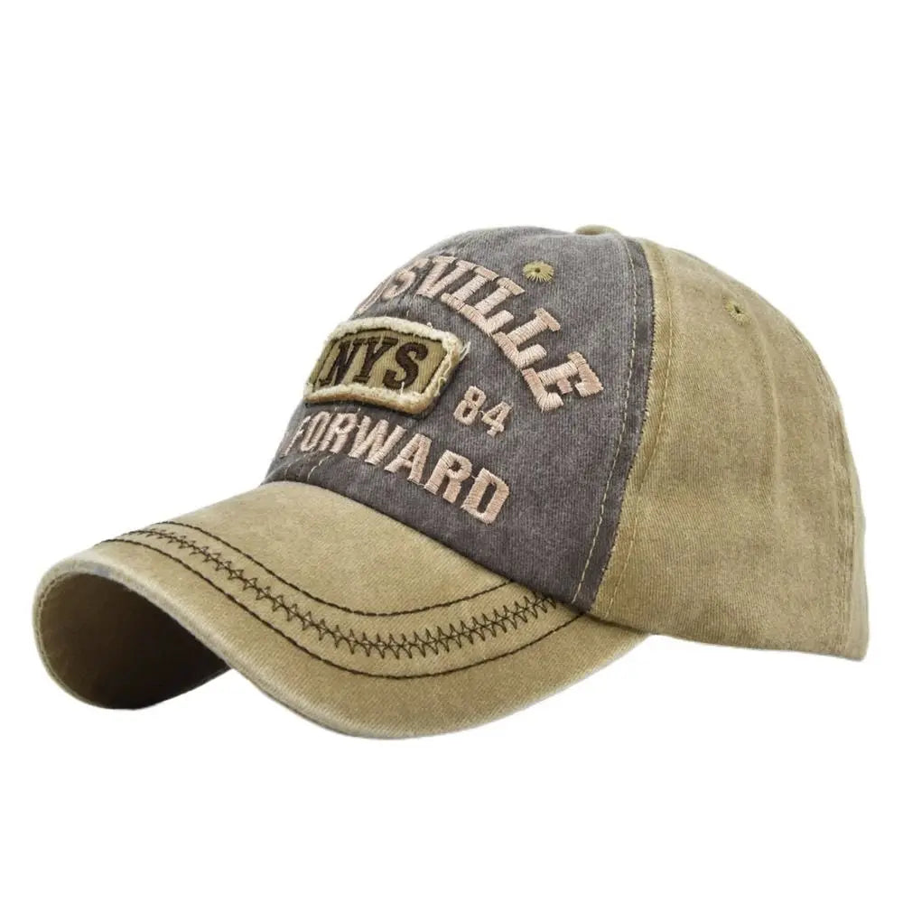 Cappelli Da Baseball Regolabili Con Ricamo Di Lettere Hip Hop In Denim Estivi Da Sport All Aperto Unisex