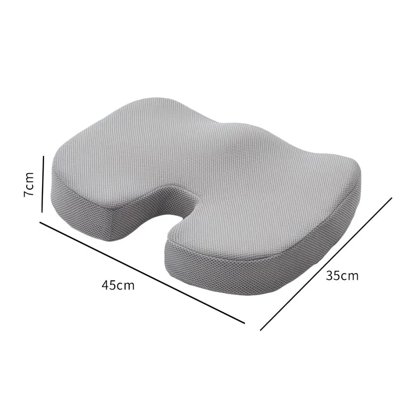 Cuscino Del Sedile Memory Foam Ortopedico Per Sedie Da Ufficio Coccige Massaggio Auto Comfort Seduta
