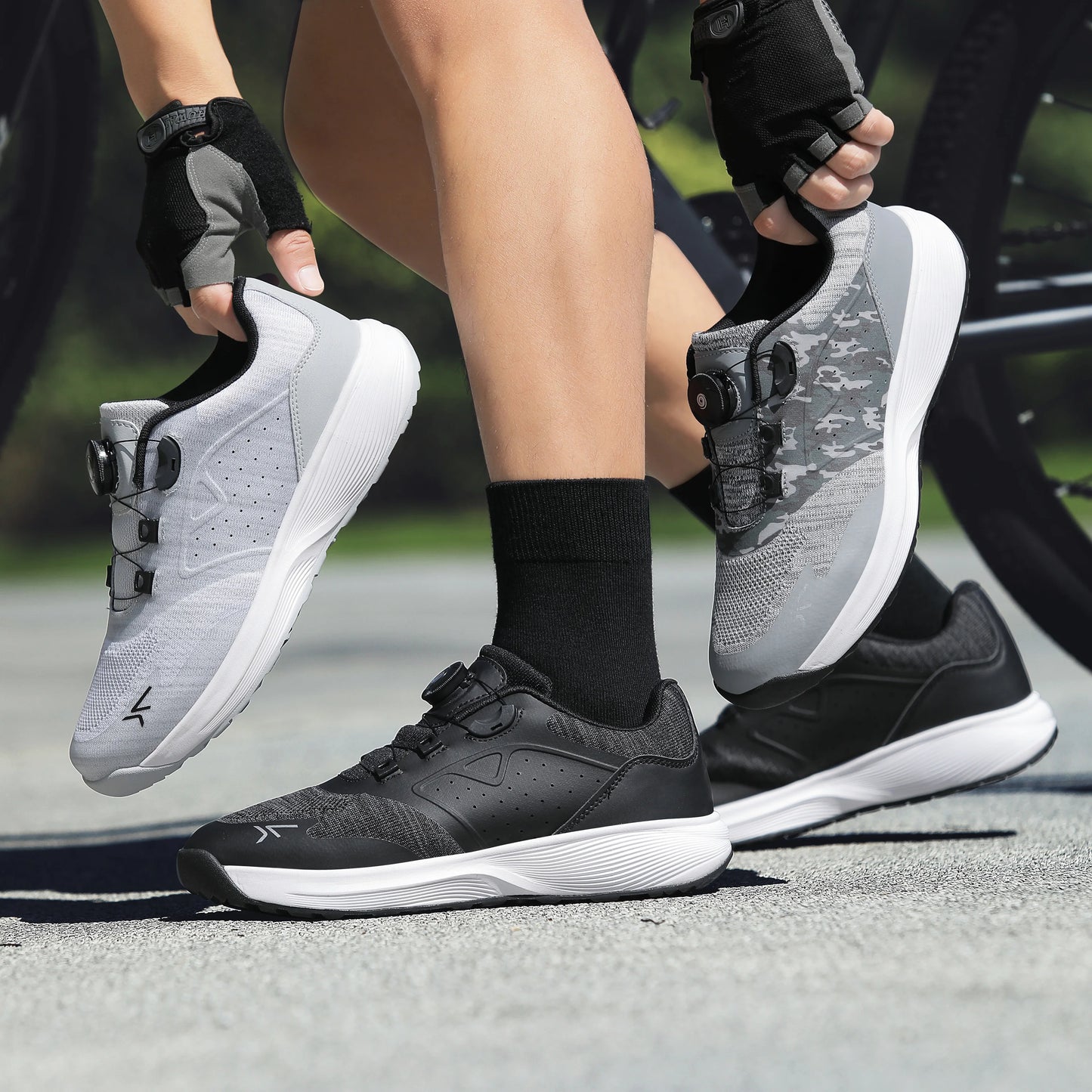 Scarpe MTB Da Uomo E Donna Ciclismo Traspiranti Antiscivolo Impermeabili Per Tempo Libero Escursionismo