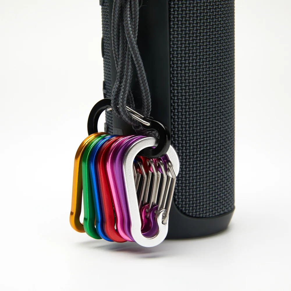 Moschettone Clip Set Sei Dodici Pezzi Turistico Piccoli Ganci Pesca All'aperto Campeggio Ciclismo Portachiavi Fibbie