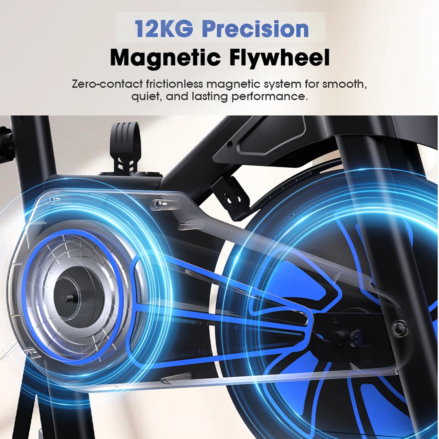 Cyclette Formill QK101 10 Kg Frizione QK116C 12 Kg Magnetico Trasmissione a Cinghia Display Cardio Domestico