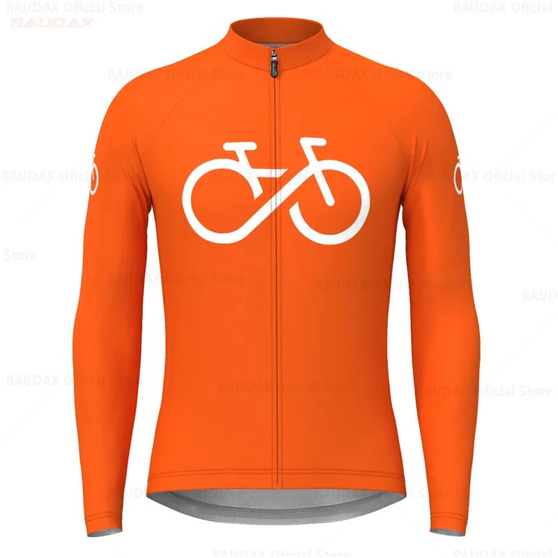 Maglia Da Ciclismo A Maniche Lunghe Uomo Traspirante MTB Mountain Bike 2025 Primavera Autunno Triathlon