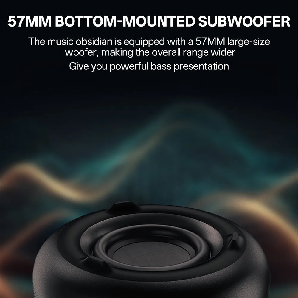 Glaze 5 Subwoofer Bluetooth 5.3 Wireless Soundbar Hi Fi Altoparlante Portatile Per Home Theater