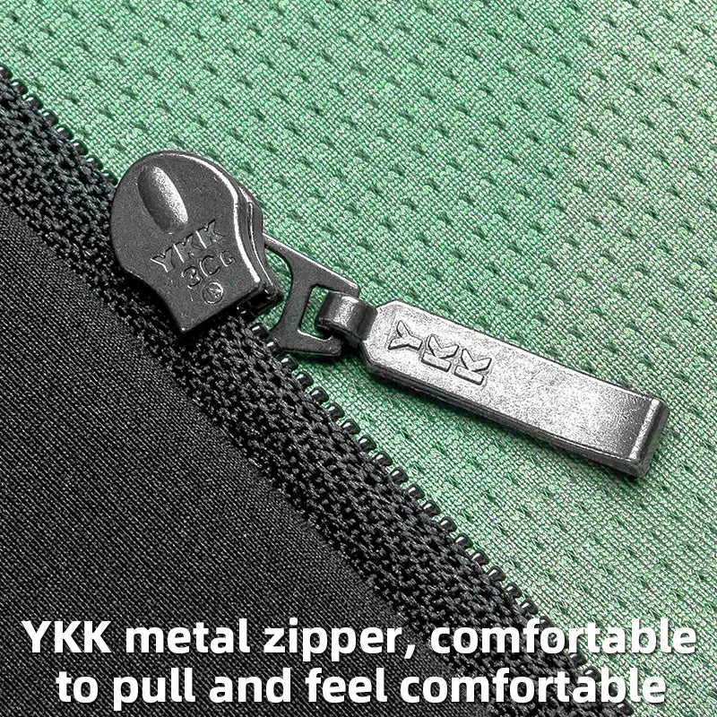 Maglia Da Ciclismo RockBros MTB Uomo Abbigliamento Estivo Traspirante Con Cerniera YKK Alta Qualità