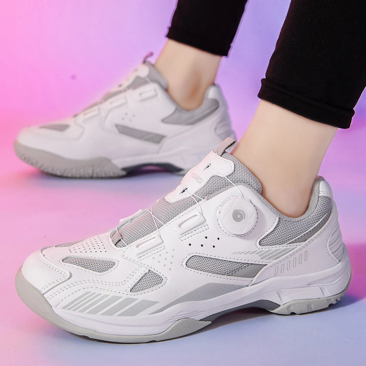 Scarpe Da Badminton Professionali Uomo Donna Antiscivolo Blu Per Tennis Palestra All Aperto Sneakers