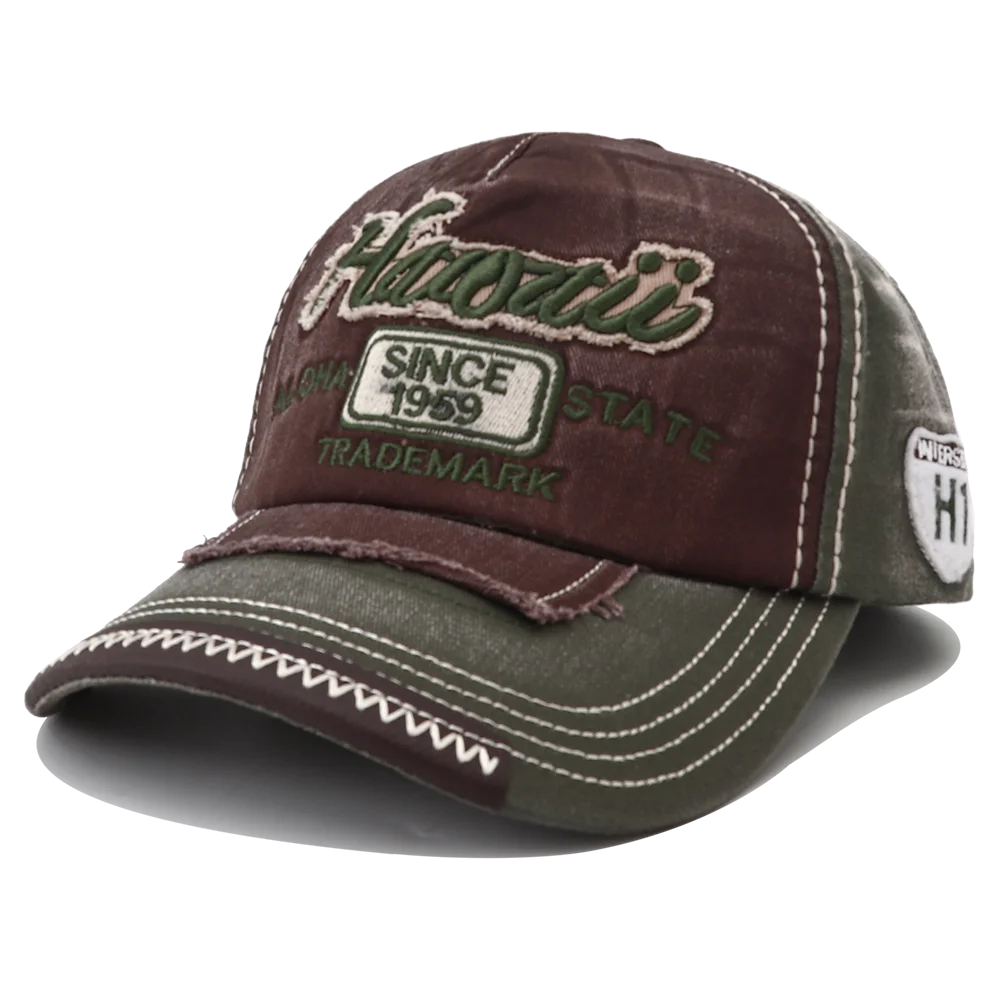 Berretto Da Baseball A Tesa Larga Unisex Con Ricamo Lettera Parasole Snapback Hip Hop Vintage Moda Esterno