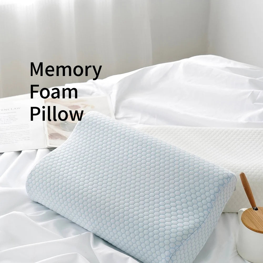 Cuscino Ergonomico In Memory Foam Singolo Con Supporto Cervicale Per Letto Rinfrescante E Traspirante