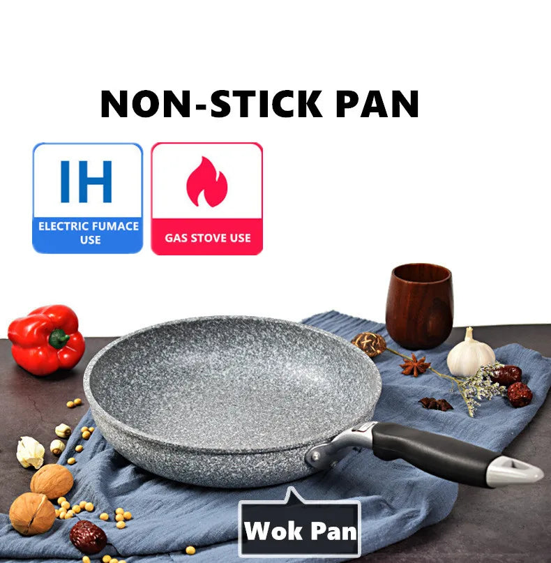 Padella 28/26/24/20cm padella Wok padella antiaderente padella calderone fornello a induzione padelle padella per Pancake padella per uova fornello a Gas casa