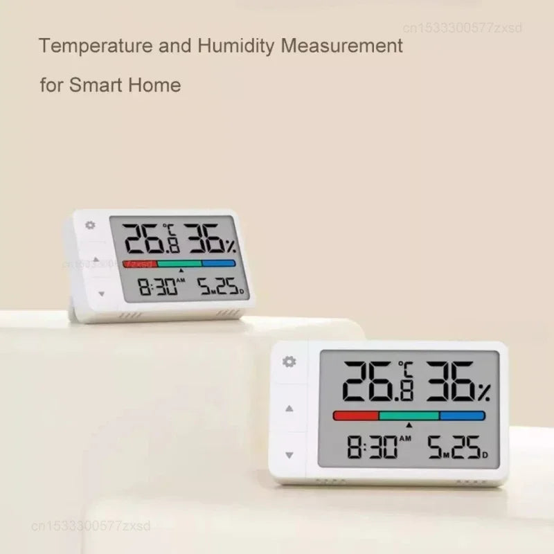 Termometro Igrometro Intelligente MiaoMiaoCe Orologio Multifunzione Con Display Digitale Stazione Meteo Per Casa
