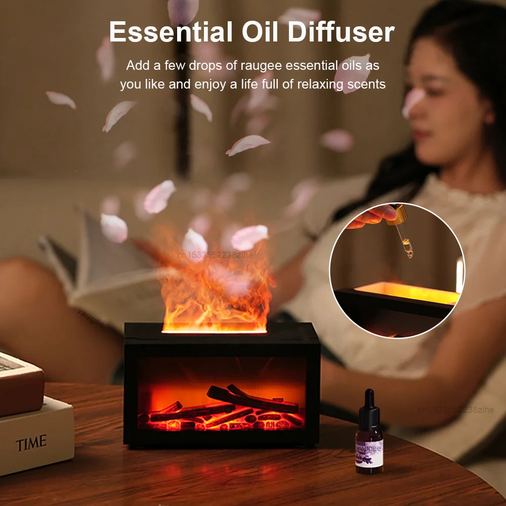 Umidificatore Aroma Diffusore Oli Essenziali Mini Umidificatore Domestico Con LED Notte Per Aromaterapia