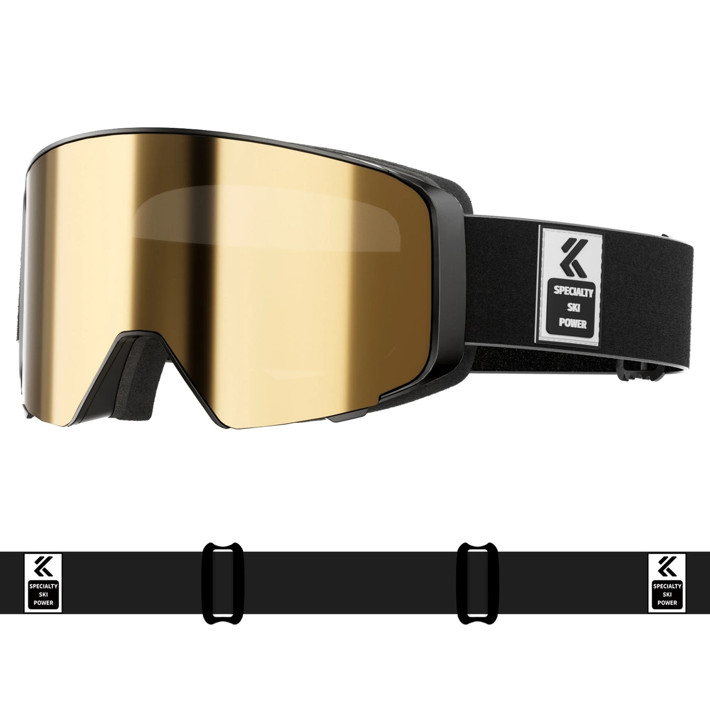 Occhiali Da Sci Fotocromatici KAPVOE Traspiranti Per Esterni UV400 Anti Appannamento Con Lenti Flip Per Neve E Snowboard