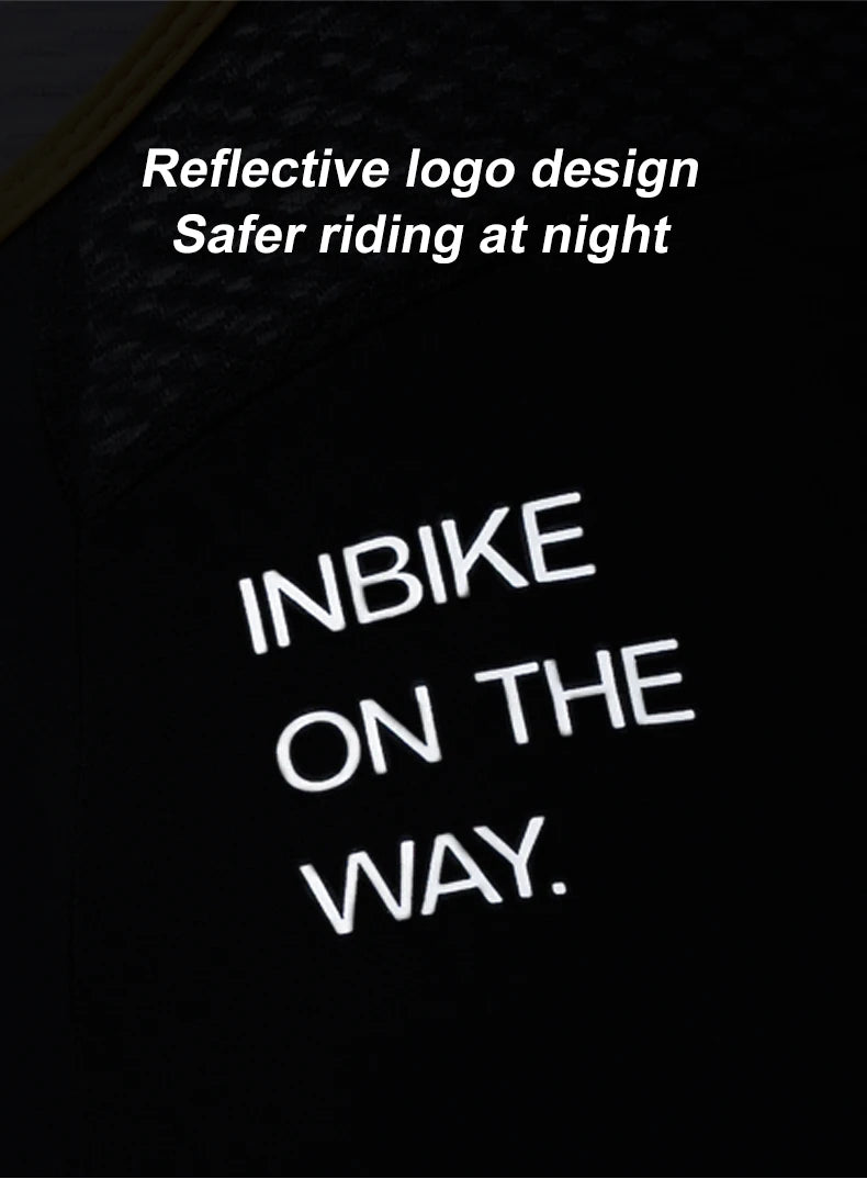 INBIKE Pantaloni Con Bretelle Per Bici Da Strada In Pile Per Uomo Termici Invernali Antivento MTB Ciclismo