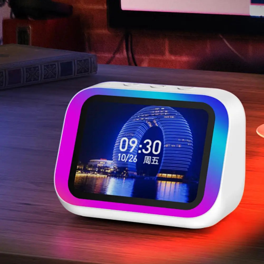 Sveglia Intelligente con Altoparlante Bluetooth AI Display Meteo Wireless Lettore di Storie Musicali Regalo Perfetto