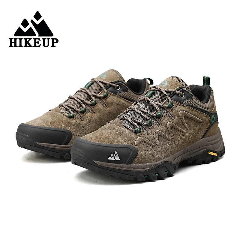 Hikeup Scarpe Da Uomo In Pelle Impermeabili Da Lavoro Invernali Antiscivolo Lusso Moda Stivali Da Uomo