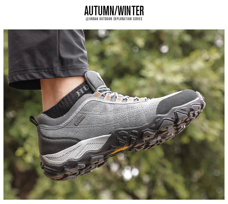 Scarpe Da Trekking Invernali Di Lusso Per Uomo In Pelle Per Arrampicata E Lavoro All Aperto