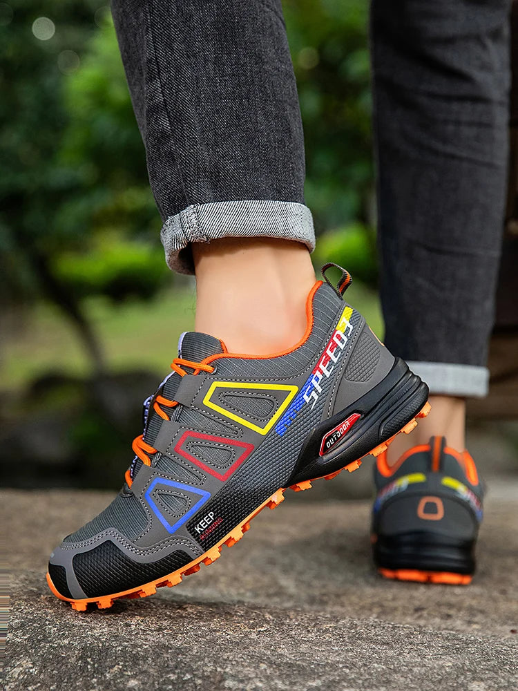 Scarpe Da Trekking Uomo Traspiranti In Rete Antiscivolo Per Terreni Misti All Aperto Resistente All Usura Esterni