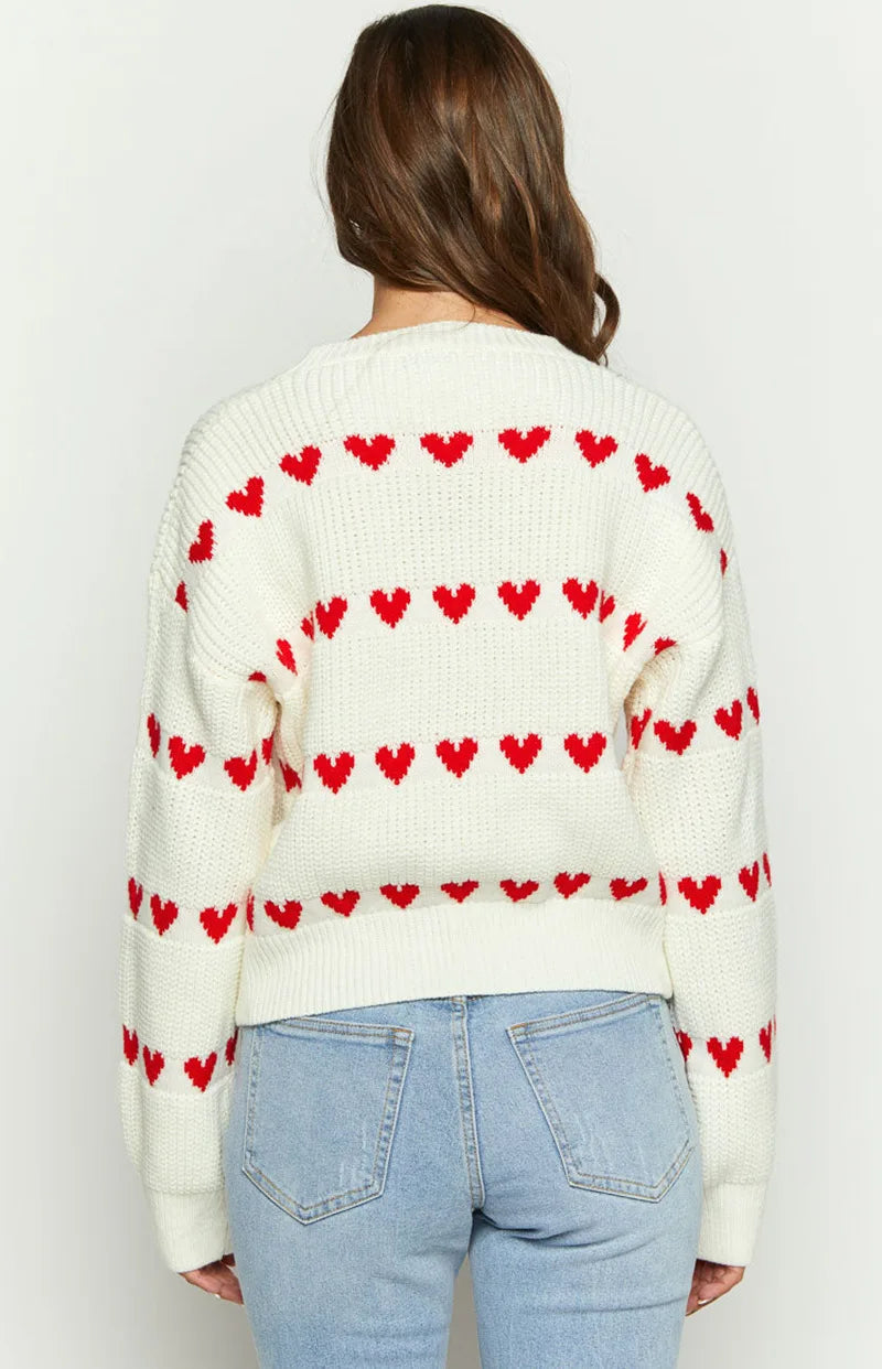 Maglioni Lavorati A Maglia Per Donne In Due Colori Jacquard Collo Rotondo Pullover Trend 2026 Nuovi