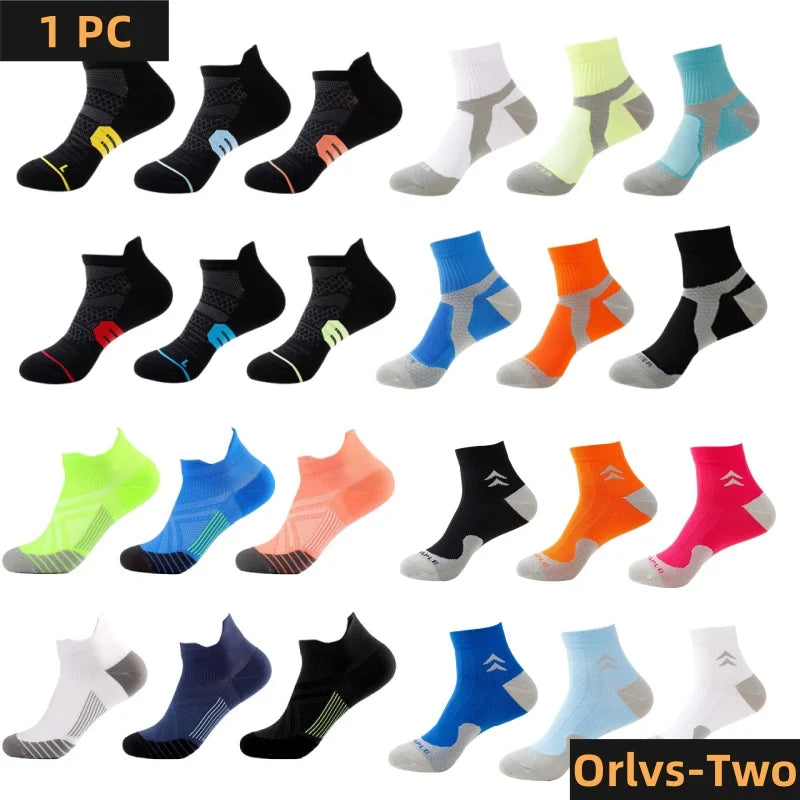 Calzini Sportivi Uomo Caviglia Alta Compressione Con Protezione Per Corsa Cotone Nylon Stile 41