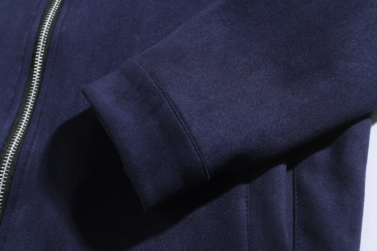 Giacca Uomo Slim Fit Colletto Coreano Autunno Inverno Casual Business Con Cerniera