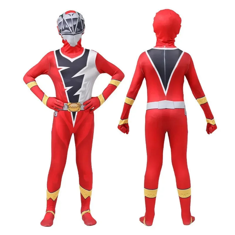 Anime Cosplay Ranger Knight Dragon Team Costume Cosplay Tuta Festa di Halloween Cosplay Vestito di Carnevale di Halloween Regali di Natale