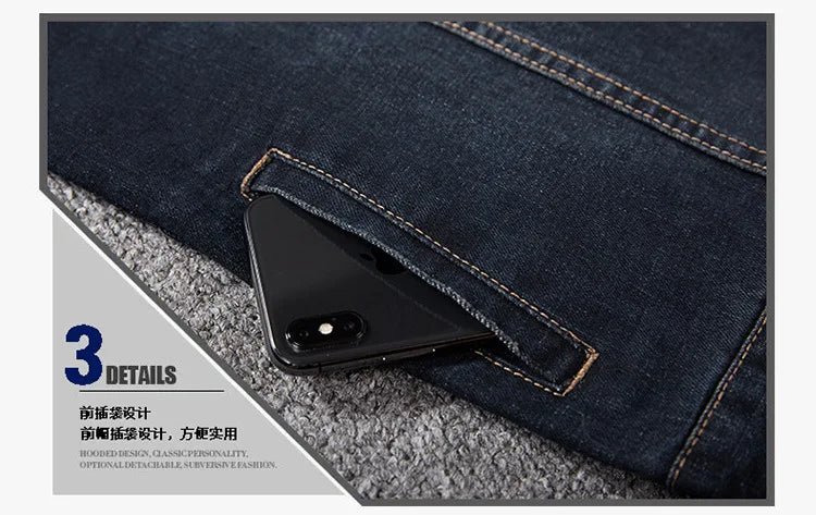 Gilet In Denim Da Uomo Plus Size Elasticizzato Senza Maniche Stile Moto Con Tasche 6XL 7XL 8XL