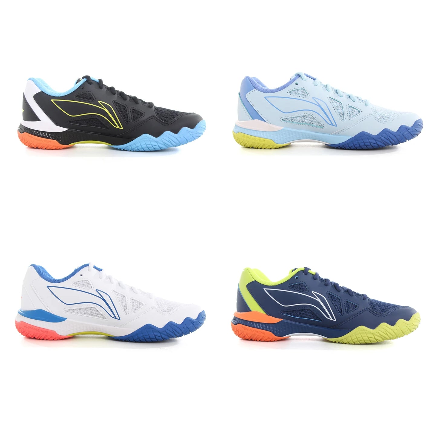 Li Ning Halberd Strike Scarpe Da Badminton Traspiranti Unisex AYTV021 Scarpe Da Allenamento Comfort Uomo Donna